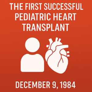 first pediatric heart transplant