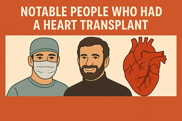 Notable people with heart transplants